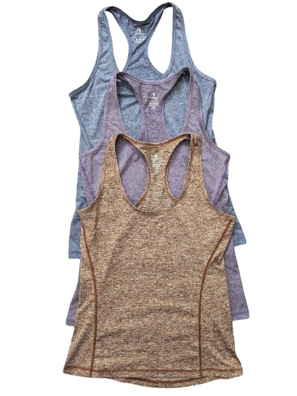 3 Icyzone Women's Racerback Workout Tank Tops, XS
